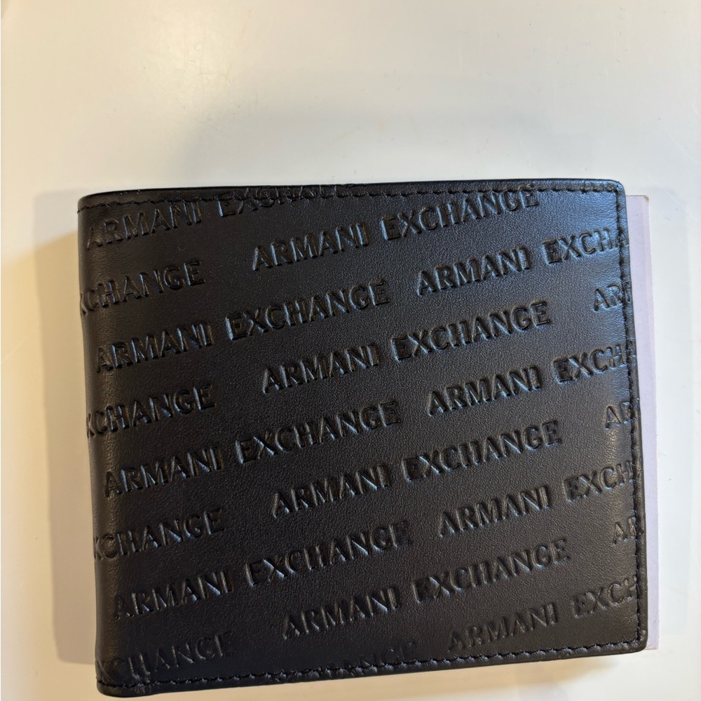 Armani Exchange Black Key Card Holder